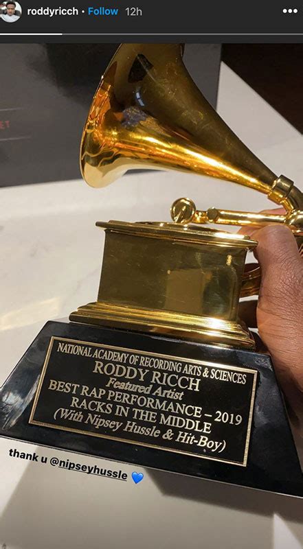 how many grammys does roddy ricch have
